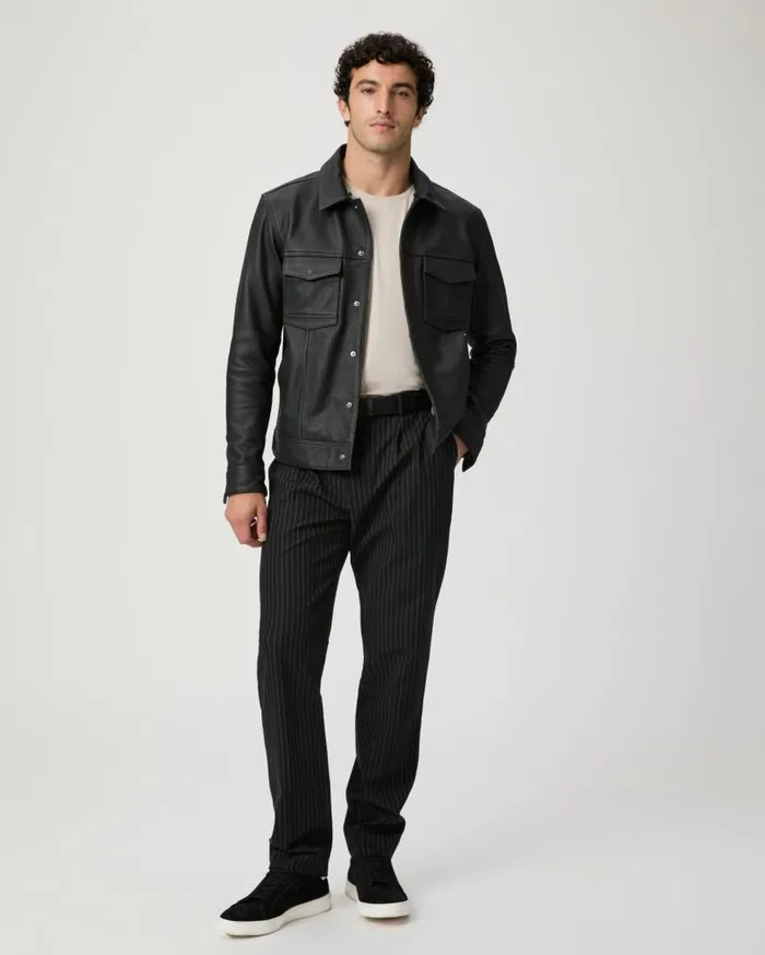 PAIGE Pants and Joggers Men Icon Capsule Shultz Trouser 8211 Onyx Stripe