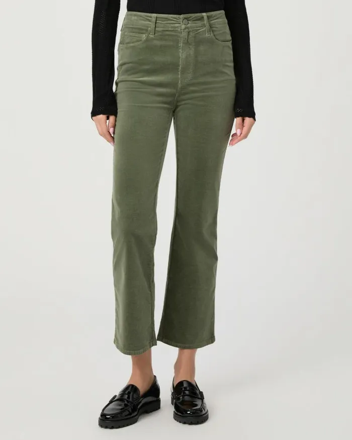 PAIGE Pants Women Courtney Flare Pant 8211 Aloe Corduroy PAIGE Pants Women Courtney Flare Pant 8211 Aloe Corduroy