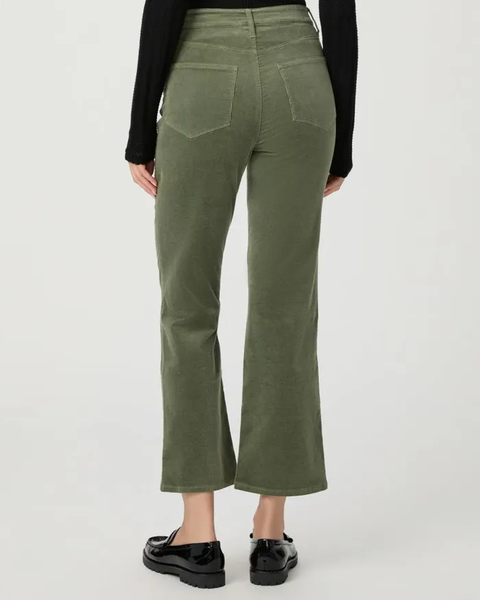 PAIGE Pants Women Courtney Flare Pant 8211 Aloe Corduroy PAIGE Pants Women Courtney Flare Pant 8211 Aloe Corduroy