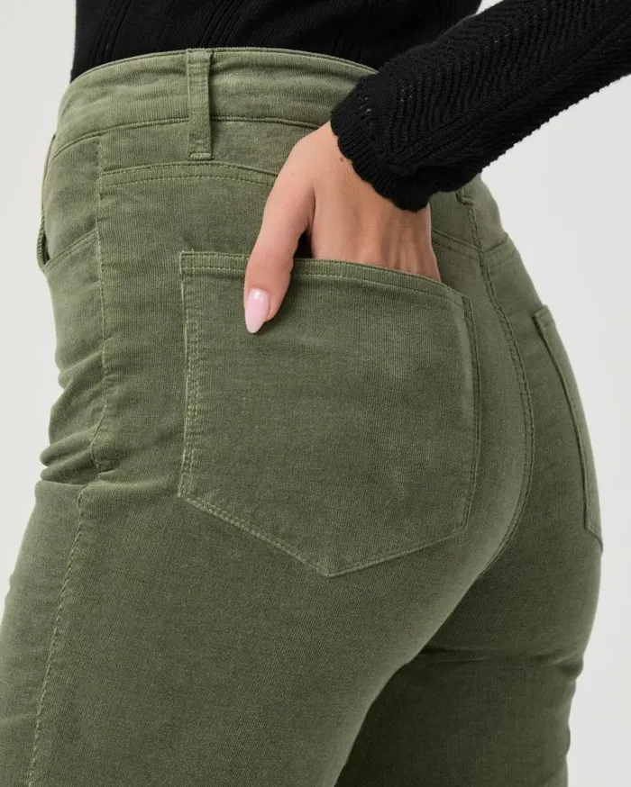PAIGE Pants Women Courtney Flare Pant 8211 Aloe Corduroy PAIGE Pants Women Courtney Flare Pant 8211 Aloe Corduroy
