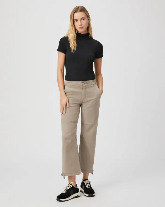 PAIGE Pants Women Reid Jogger 8211 Vintage Moss Taupe