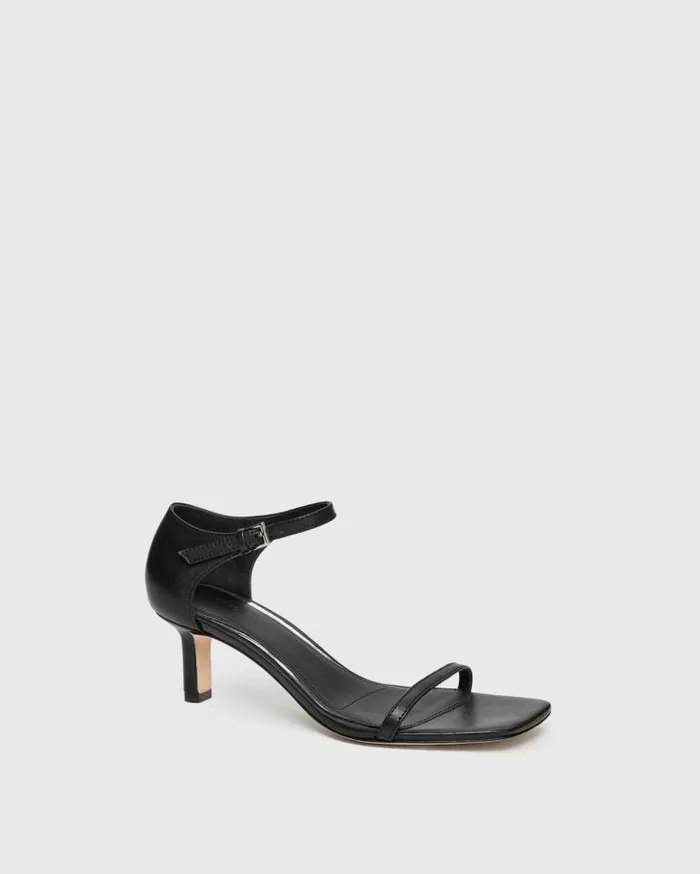 PAIGE Sandals Women Elin Sandal 8211 Black Leather PAIGE Sandals Women Elin Sandal 8211 Black Leather