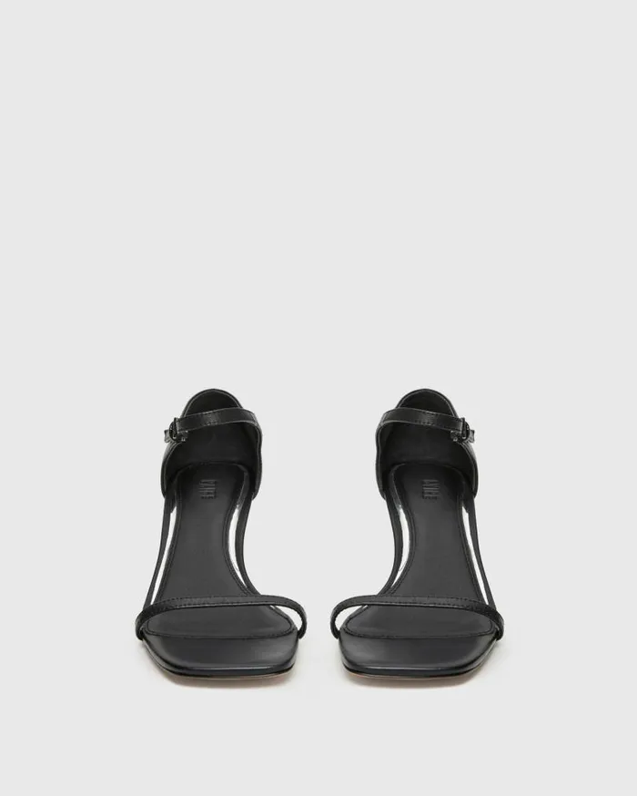PAIGE Sandals Women Elin Sandal 8211 Black Leather PAIGE Sandals Women Elin Sandal 8211 Black Leather