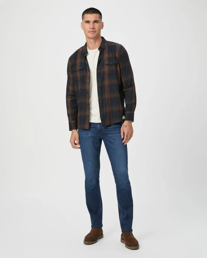 PAIGE Shirts Men Everett Shirt 8211 Carbon Shell PAIGE Shirts Men Everett Shirt 8211 Carbon Shell