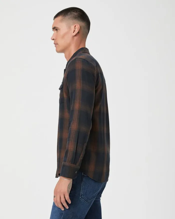 PAIGE Shirts Men Everett Shirt 8211 Carbon Shell PAIGE Shirts Men Everett Shirt 8211 Carbon Shell