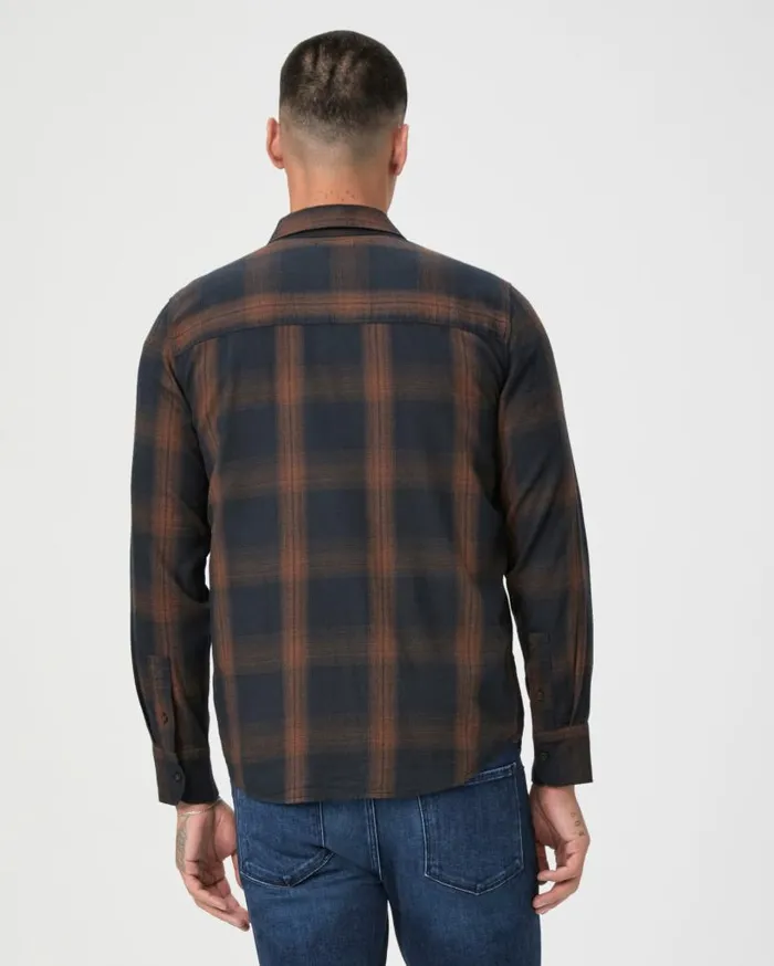 PAIGE Shirts Men Everett Shirt 8211 Carbon Shell PAIGE Shirts Men Everett Shirt 8211 Carbon Shell