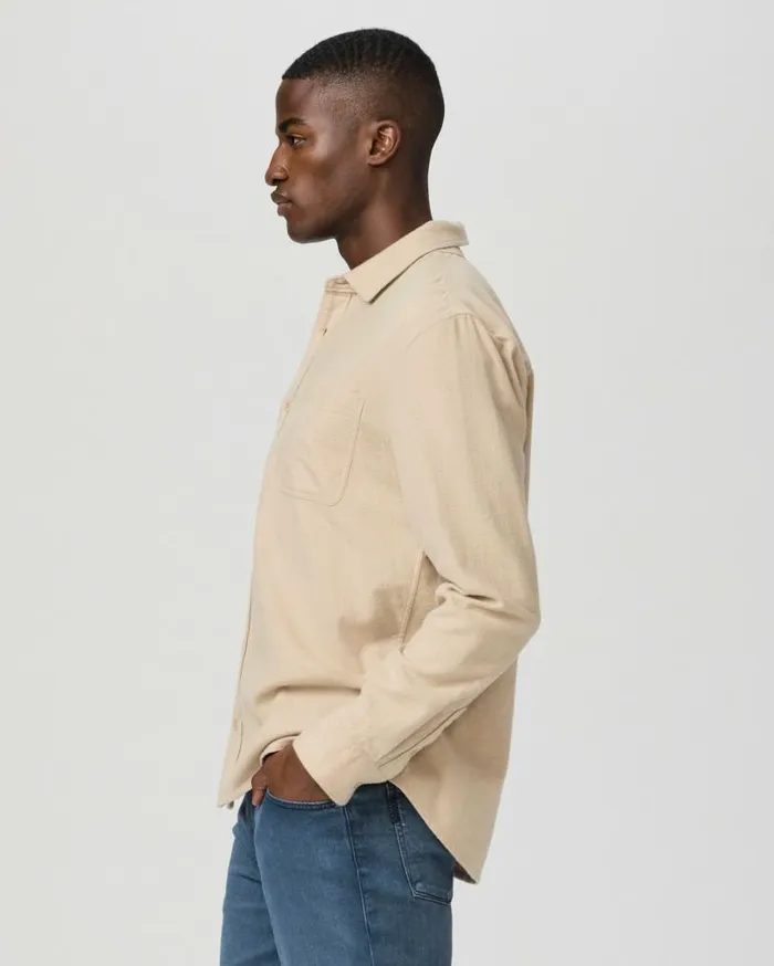PAIGE Shirts Men Kallen Button Up 8211 Moroccan Clay PAIGE Shirts Men Kallen Button Up 8211 Moroccan Clay