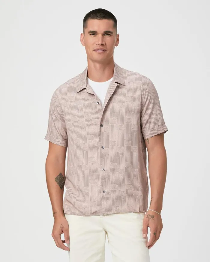 PAIGE Shirts Men Landon Shirt 8211 Pale Thistle