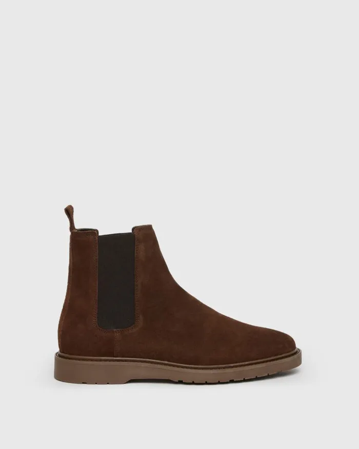PAIGE Shoes Men Exclusive Holzer Boot 8211 Chocolate Suede