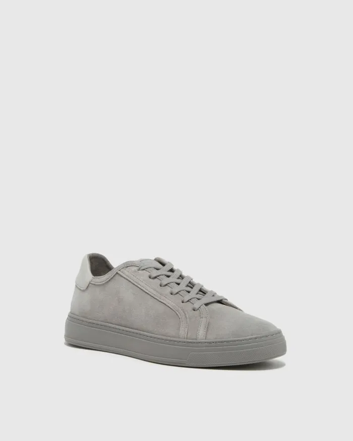 PAIGE Shoes Men Farrell Sneaker 8211 Grey Suede PAIGE Shoes Men Farrell Sneaker 8211 Grey Suede
