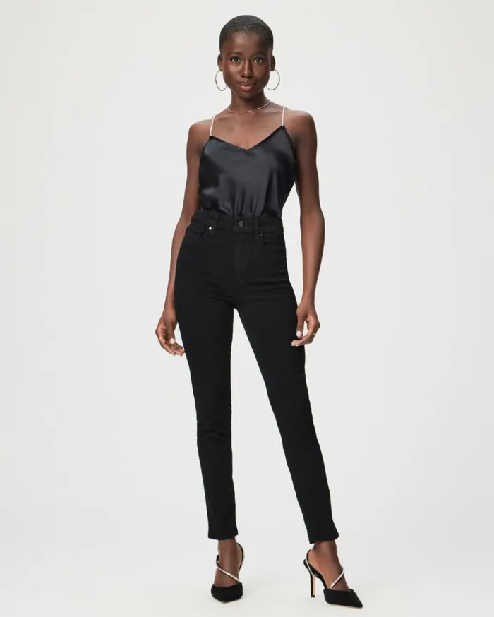 PAIGE Skinny Women Gemma Petite Skinny Jean 8211 Black Shadow