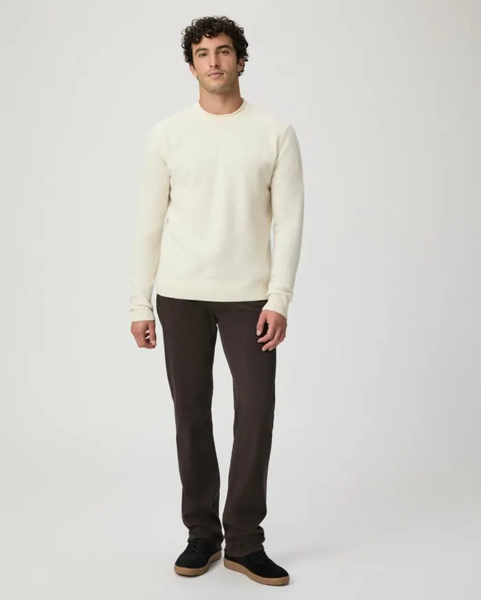 PAIGE Sweaters and Sweatshirts Men Icon Capsule Vick Crew Neck Sweater 8211 Natural