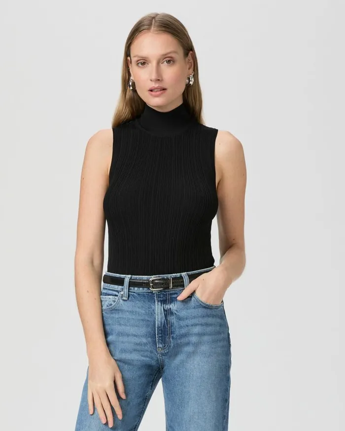 PAIGE Sweaters and Sweatshirts Women Brin Sweater Tank 8211 Black