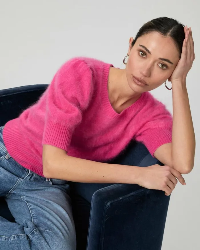 PAIGE Sweaters and Sweatshirts Women Gladiolus Sweater 8211 Cherries Jubilee Cashmere PAIGE Sweaters and Sweatshirts Women Gladiolus Sweater 8211 Cherries Jubilee Cashmere
