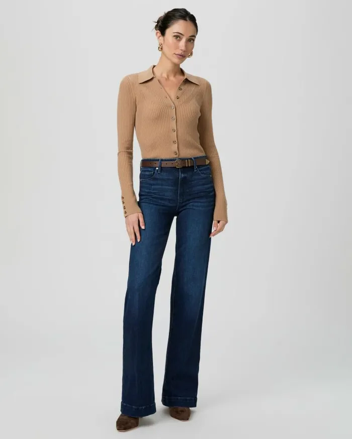 PAIGE Sweaters and Sweatshirts Women Jayde Top 8211 Dark Camel PAIGE Sweaters and Sweatshirts Women Jayde Top 8211 Dark Camel