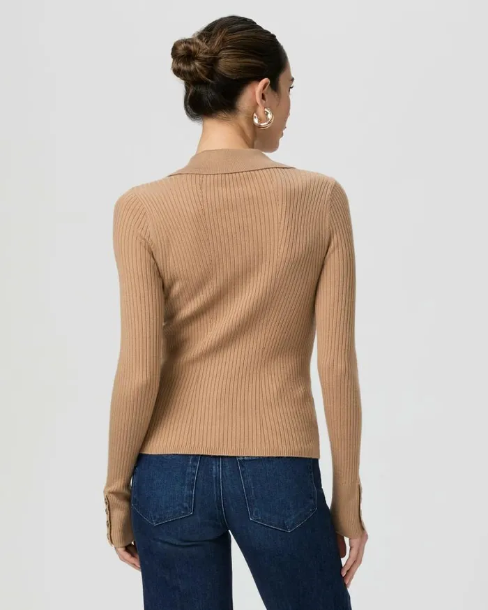 PAIGE Sweaters and Sweatshirts Women Jayde Top 8211 Dark Camel PAIGE Sweaters and Sweatshirts Women Jayde Top 8211 Dark Camel