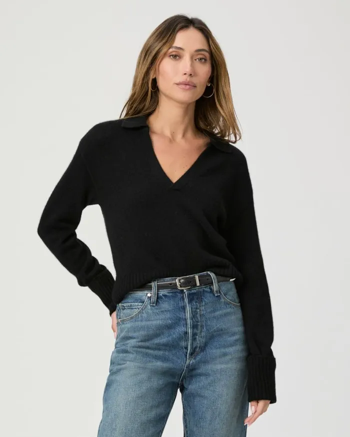 PAIGE Sweaters and Sweatshirts Women Maxie Sweater 8211 Black Cashmere