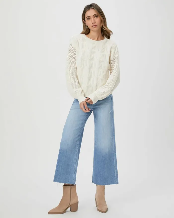 PAIGE Sweaters and Sweatshirts Women Osanne Sweater 8211 Ivory PAIGE Sweaters and Sweatshirts Women Osanne Sweater 8211 Ivory