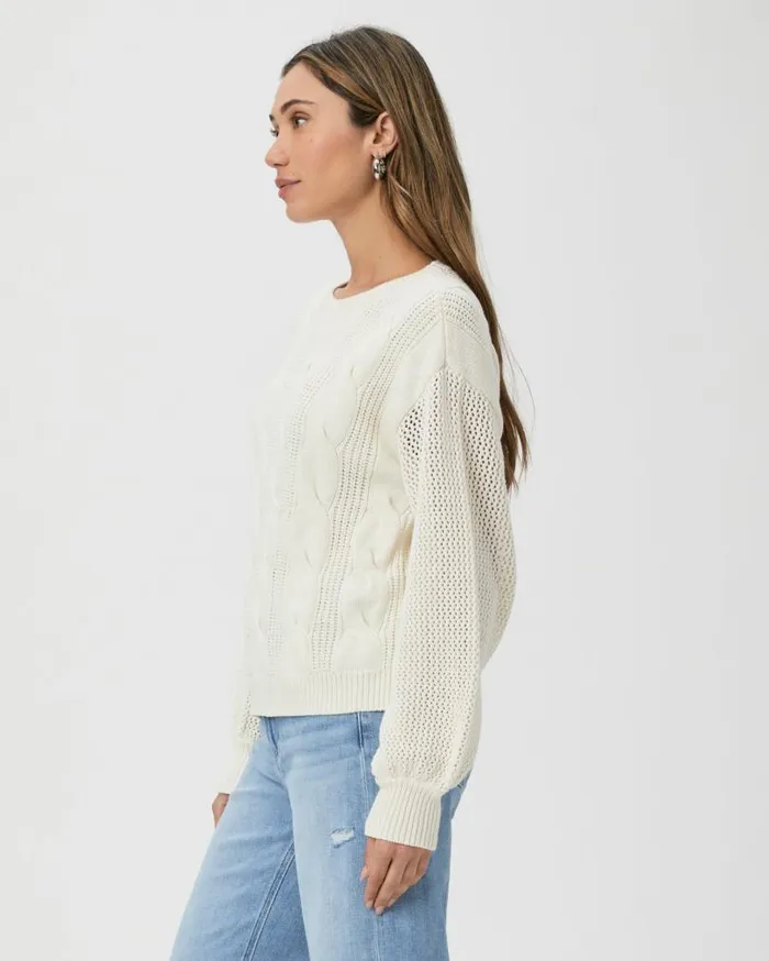 PAIGE Sweaters and Sweatshirts Women Osanne Sweater 8211 Ivory PAIGE Sweaters and Sweatshirts Women Osanne Sweater 8211 Ivory