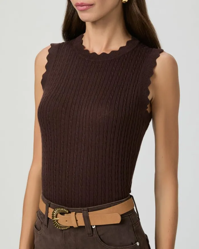 PAIGE Sweaters and Sweatshirts Women Syrie Sweater 8211 Brown