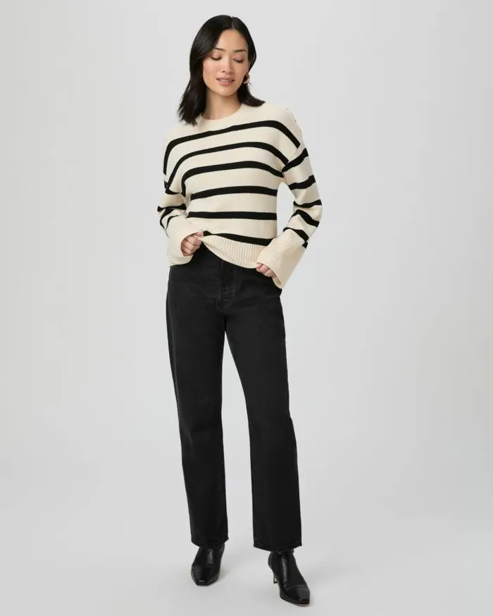 PAIGE Sweaters and Sweatshirts Women Zofia Sweater 8211 Latte Foam Multi