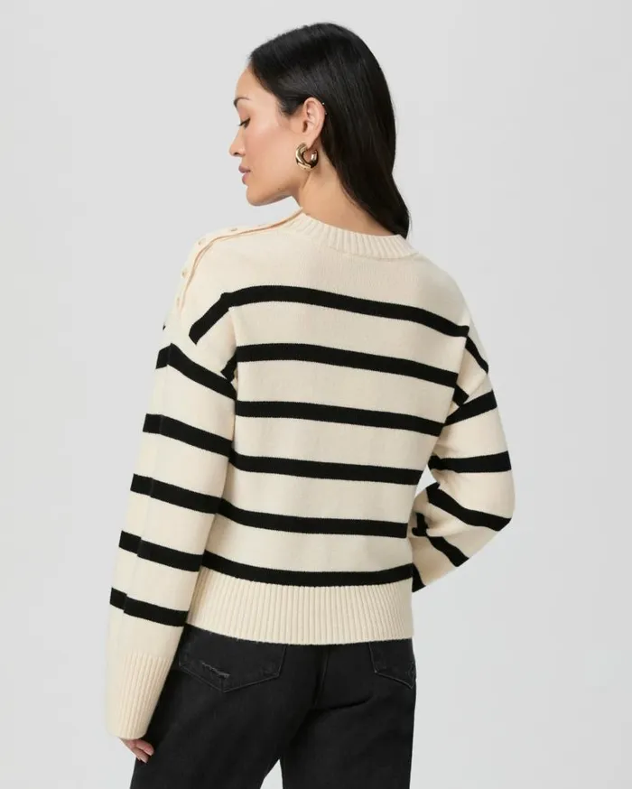 PAIGE Sweaters and Sweatshirts Women Zofia Sweater 8211 Latte Foam Multi