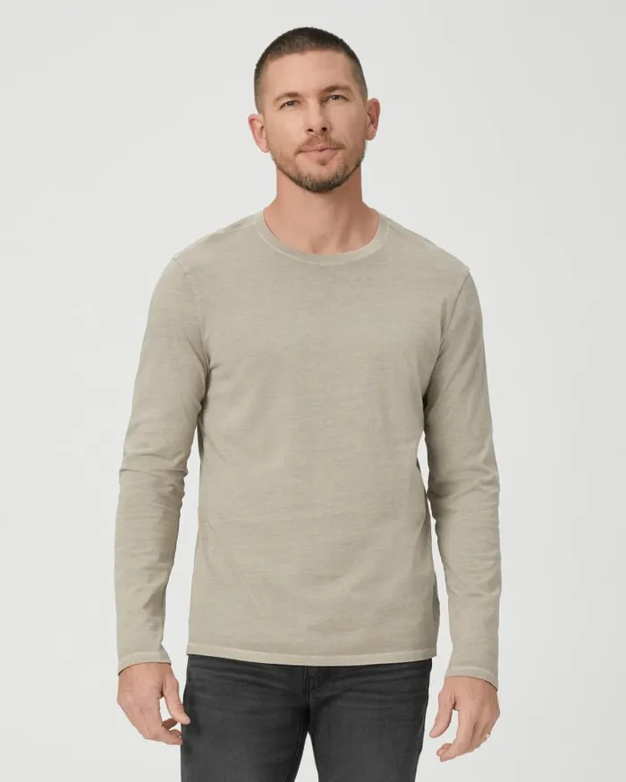 PAIGE Tees Men Enzo Tee 8211 Vintage Silver Pearl