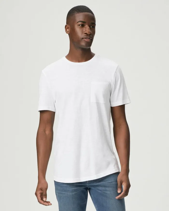 PAIGE Tees Men Kenneth Crew 8211 Fresh White