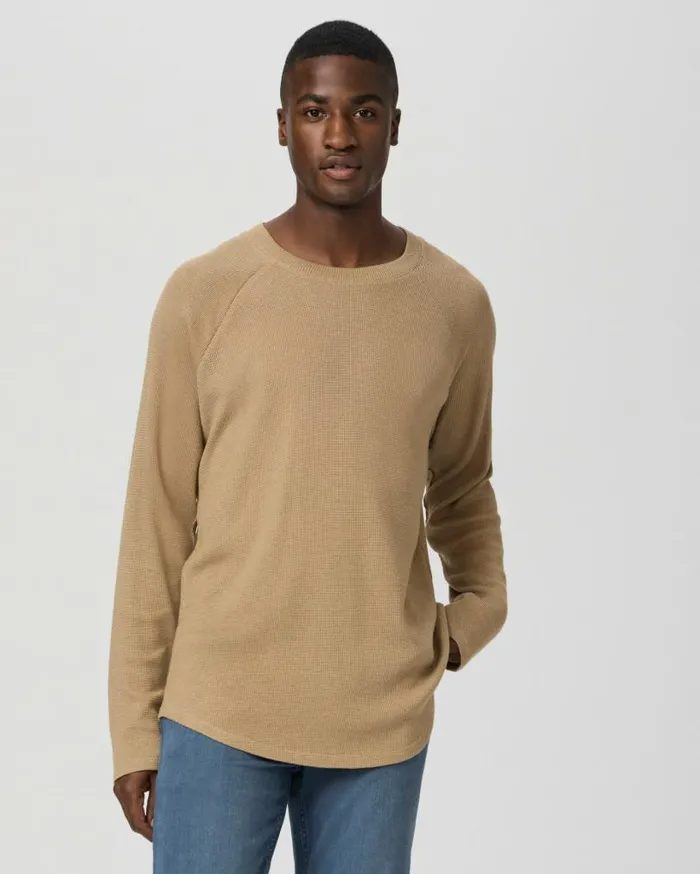 PAIGE Tees Men Odin Baseball Tee 8211 Moroccan Clay Combo