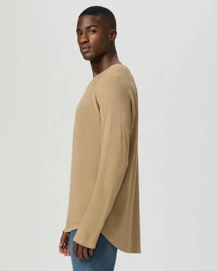 PAIGE Tees Men Odin Baseball Tee 8211 Moroccan Clay Combo PAIGE Tees Men Odin Baseball Tee 8211 Moroccan Clay Combo