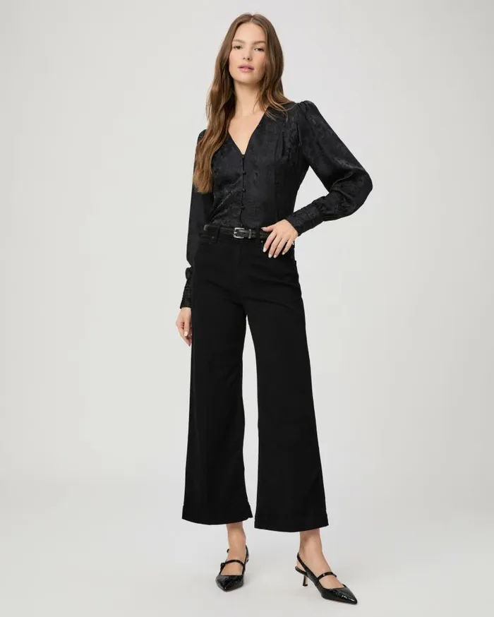 PAIGE Tops and Blouses Women Marielle Top 8211 Black Silk PAIGE Tops and Blouses Women Marielle Top 8211 Black Silk