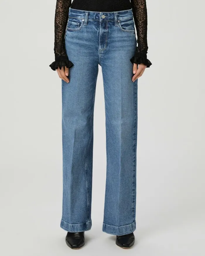 PAIGE Wide Leg Women Leenah 32 Inch Wide Leg Jean 8211 Jam Session PAIGE Wide Leg Women Leenah 32 Inch Wide Leg Jean 8211 Jam Session