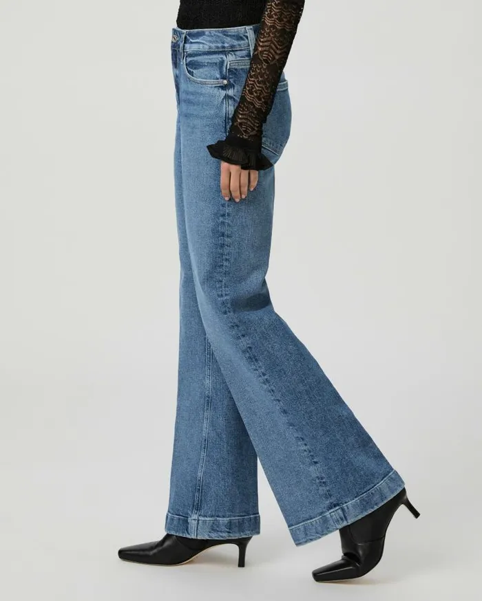 PAIGE Wide Leg Women Leenah 32 Inch Wide Leg Jean 8211 Jam Session PAIGE Wide Leg Women Leenah 32 Inch Wide Leg Jean 8211 Jam Session