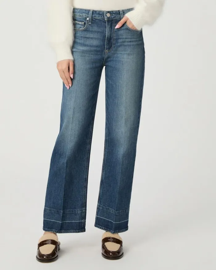 PAIGE Wide Leg Women Leenah Ankle Wide Leg Jean 8211 Mix Tape PAIGE Wide Leg Women Leenah Ankle Wide Leg Jean 8211 Mix Tape