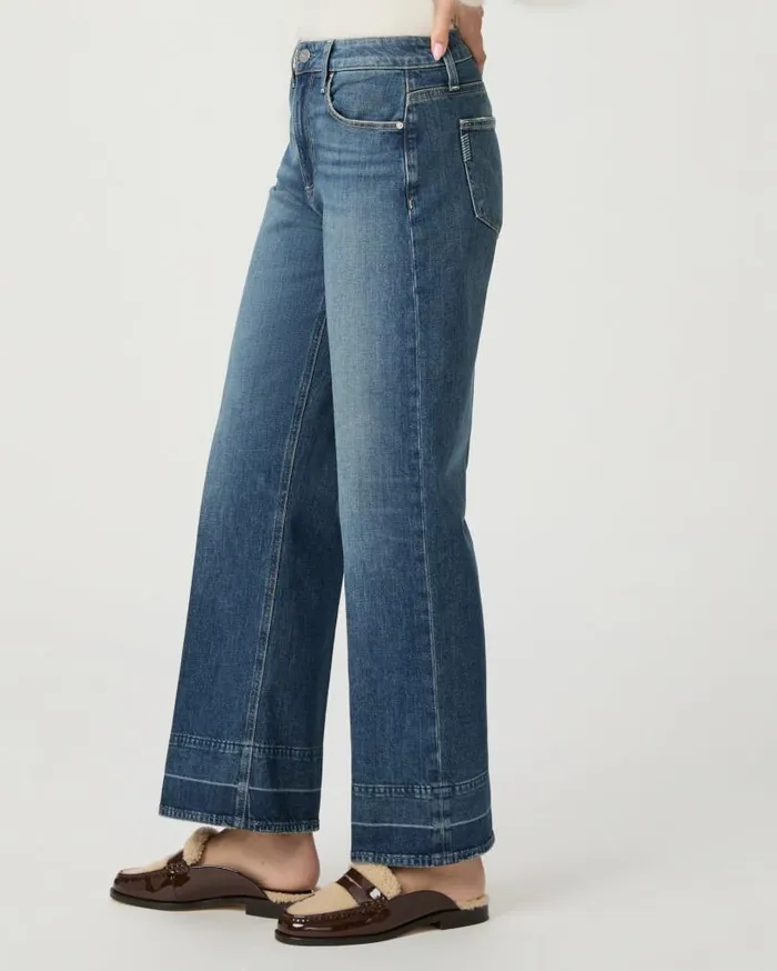 PAIGE Wide Leg Women Leenah Ankle Wide Leg Jean 8211 Mix Tape PAIGE Wide Leg Women Leenah Ankle Wide Leg Jean 8211 Mix Tape