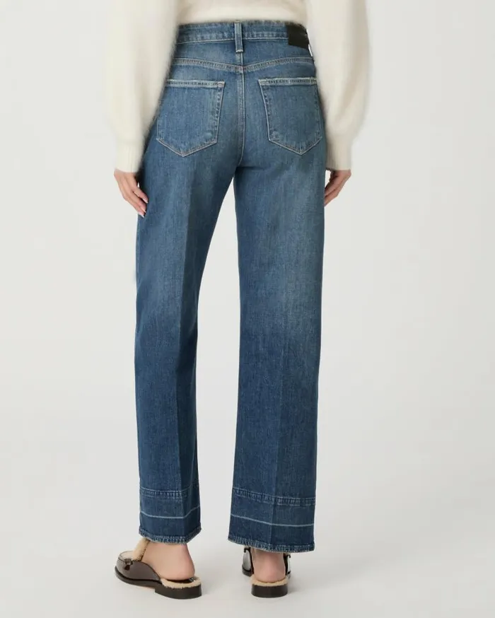 PAIGE Wide Leg Women Leenah Ankle Wide Leg Jean 8211 Mix Tape PAIGE Wide Leg Women Leenah Ankle Wide Leg Jean 8211 Mix Tape