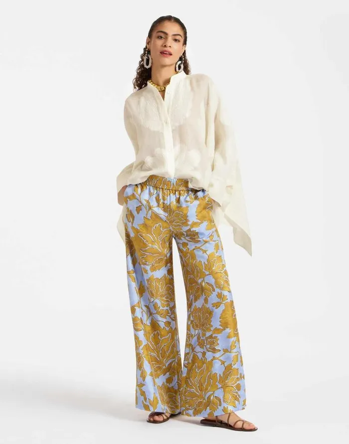Palazzo Pants Tangle Light Blue Women La Double J Shorts and Pants
