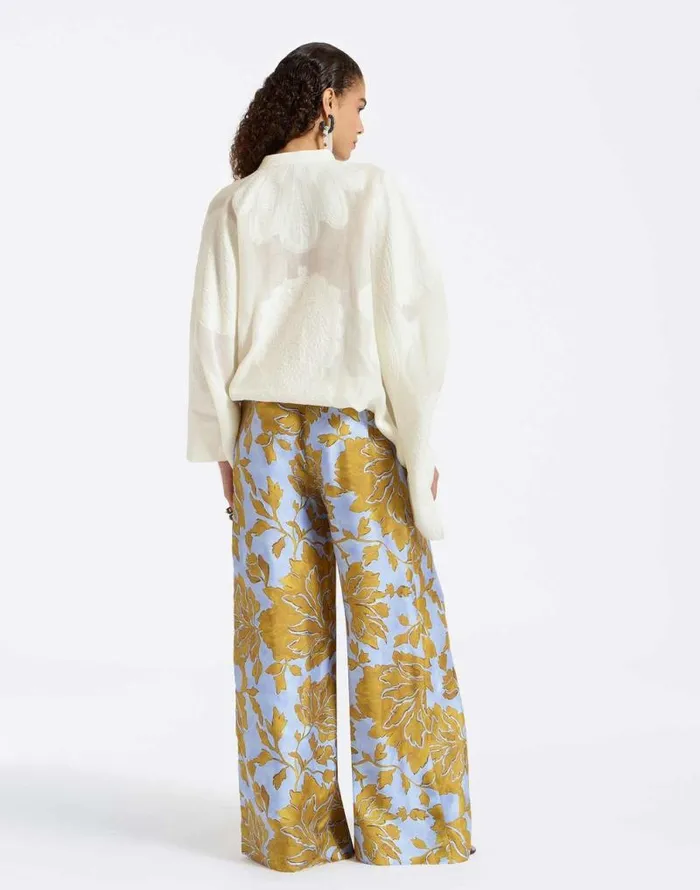Palazzo Pants Tangle Light Blue Women La Double J Shorts and Pants Palazzo Pants Tangle Light Blue Women La Double J Shorts and Pants