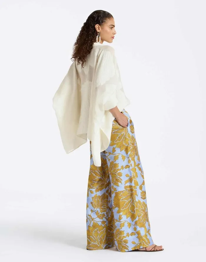 Palazzo Pants Tangle Light Blue Women La Double J Shorts and Pants Palazzo Pants Tangle Light Blue Women La Double J Shorts and Pants