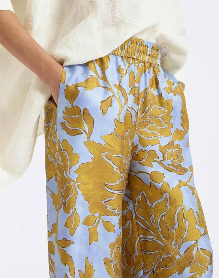 Palazzo Pants Tangle Light Blue Women La Double J Shorts and Pants Palazzo Pants Tangle Light Blue Women La Double J Shorts and Pants