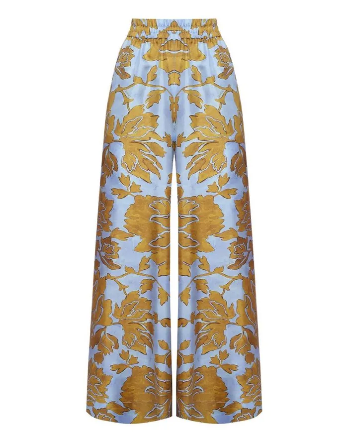 Palazzo Pants Tangle Light Blue Women La Double J Shorts and Pants Palazzo Pants Tangle Light Blue Women La Double J Shorts and Pants