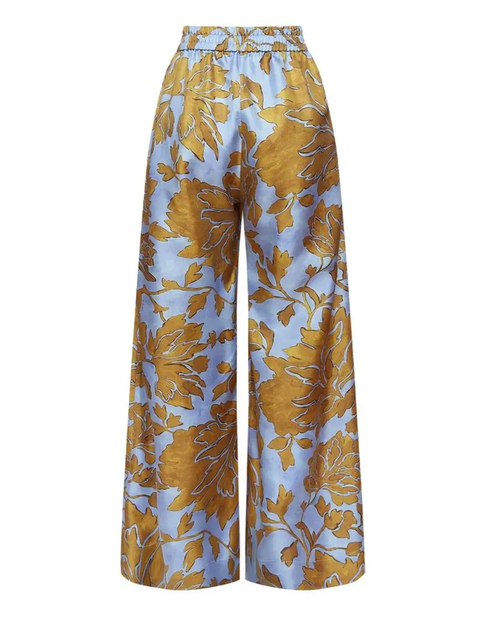 Palazzo Pants Tangle Light Blue Women La Double J Shorts and Pants Palazzo Pants Tangle Light Blue Women La Double J Shorts and Pants