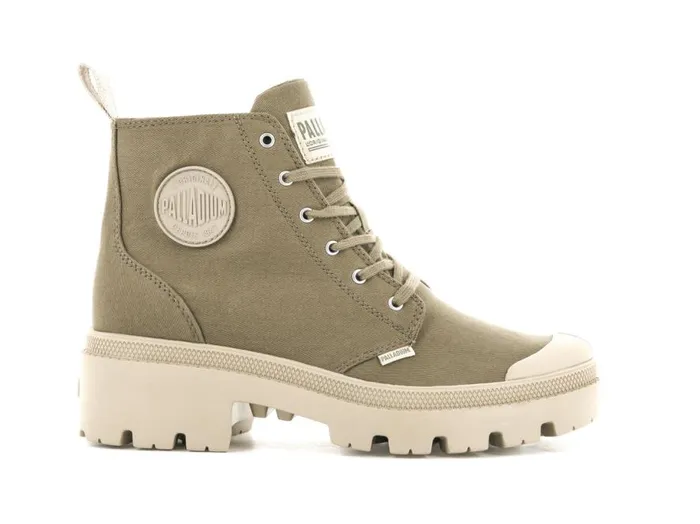 PALLADIUM PALLABASE TWILL Butternut Women Boots