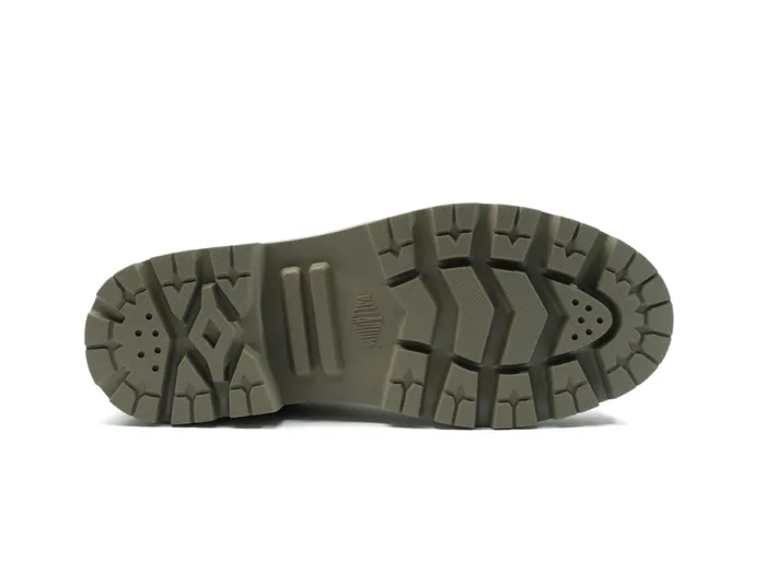 PALLADIUM PALLABASE TWILL Dusky Green Women Boots PALLADIUM PALLABASE TWILL Dusky Green Women Boots