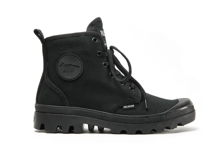 PALLADIUM PALLABROUSSE X KITSUNE Blackblack Women Boots