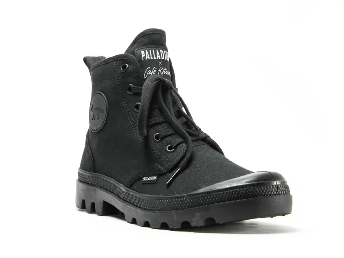 PALLADIUM PALLABROUSSE X KITSUNE Blackblack Women Boots PALLADIUM PALLABROUSSE X KITSUNE Blackblack Women Boots