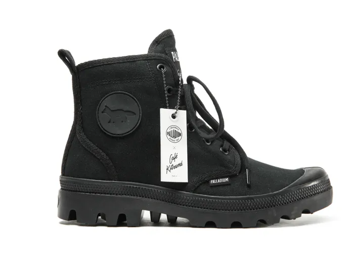PALLADIUM PALLABROUSSE X KITSUNE Blackblack Women Boots PALLADIUM PALLABROUSSE X KITSUNE Blackblack Women Boots