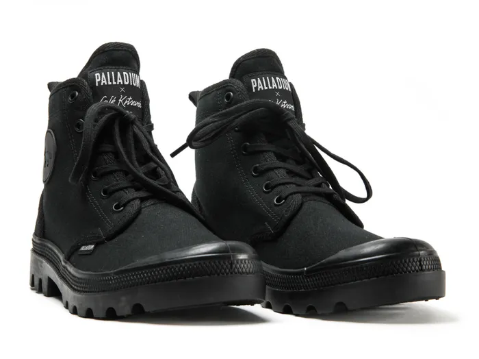 PALLADIUM PALLABROUSSE X KITSUNE Blackblack Women Boots PALLADIUM PALLABROUSSE X KITSUNE Blackblack Women Boots