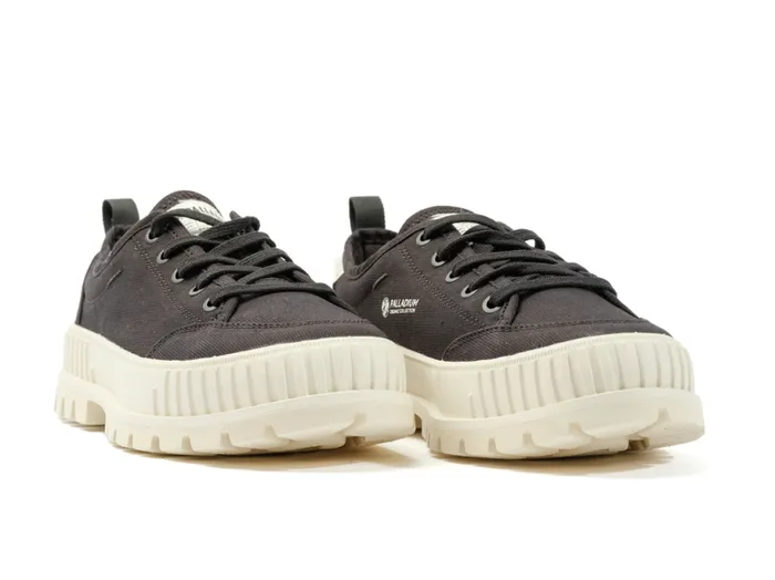 PALLADIUM PALLASHOCK LO ORGANIC 2 Black Women Sneakers PALLADIUM PALLASHOCK LO ORGANIC 2 Black Women Sneakers