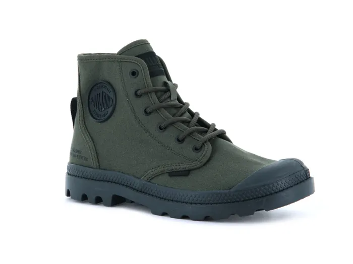 PALLADIUM PAMPA HI HTG SUPPLY Olive Night Women Boots PALLADIUM PAMPA HI HTG SUPPLY Olive Night Women Boots